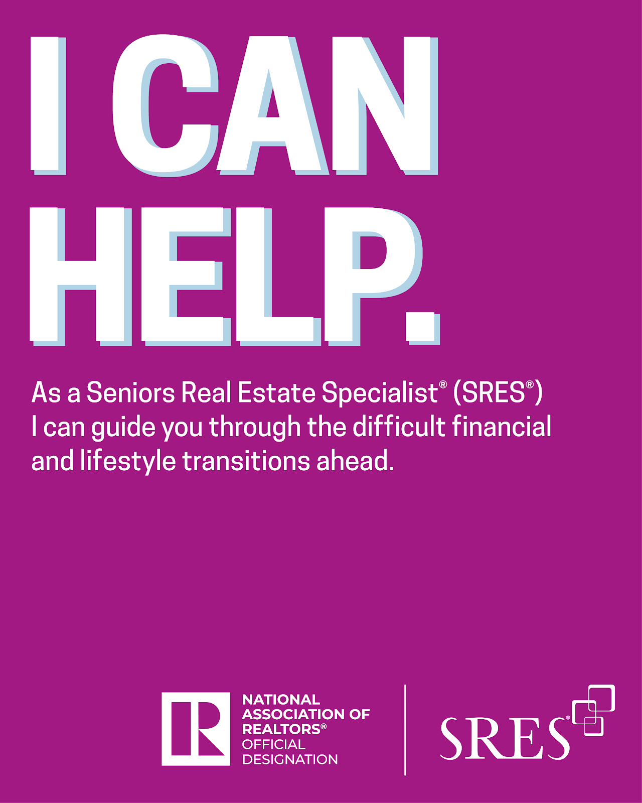 SRES Seniors Real Estate Specialist designation